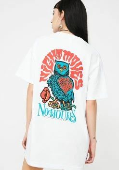 No Hours Tops Night Moves Graphic Tee