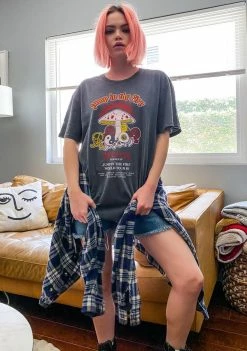 No Hours Jump In Graphic Tee Tops