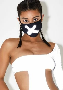 Stinnys Scarves & Gloves X Mark Reflective Mouth Mask