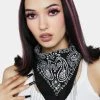 Stinnys Black Knox Chained Bandana