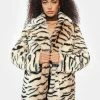 Girlfriend Material Tiger Hendrix Faux Fur Coat