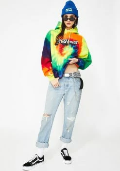 No Hours Tops Tie Dyehouse Hoodie