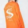 No Hours Debt Snake Long Sleeve Tops