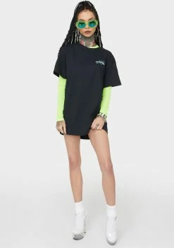 No Hours Tops Stop Clockin Graphic Tee