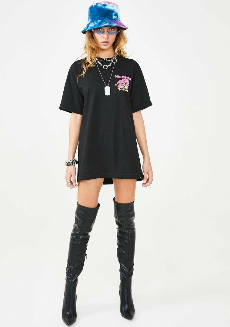 No Hours Le Tiger Graphic Tee Tops