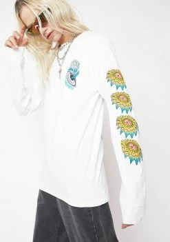 No Hours In Bloom Long Sleeve Graphic Tee Tops