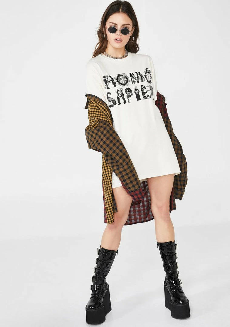 No Hours Tops Human Tee