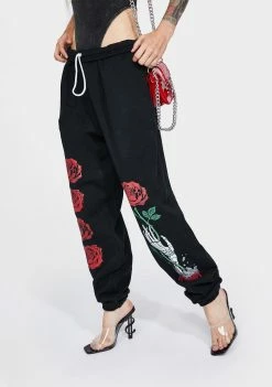 No Hours Bottoms Forever Rose Jogger Sweatpants