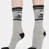 No Hours Socks & Tights Darkness Crew Socks