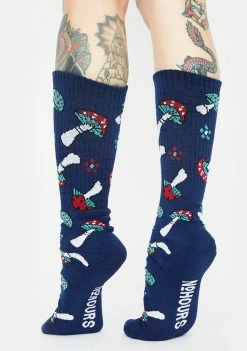 No Hours Socks & Tights Shh Room Crew Socks