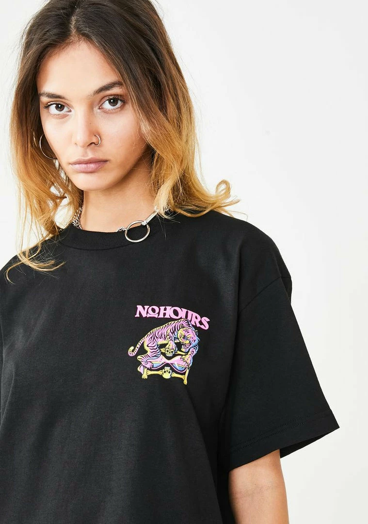 No Hours Le Tiger Graphic Tee Tops