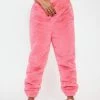 Girlfriend Material Bottoms Pink Tommy Faux Fur Pants