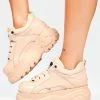 Buffalo London Biscuit Classic Low Leather Platform Sneakers