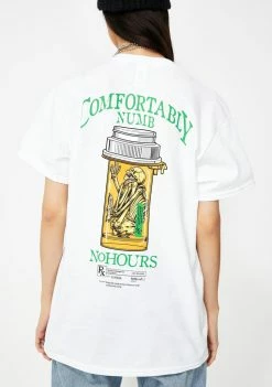 No Hours Numb Graphic Tee Tops