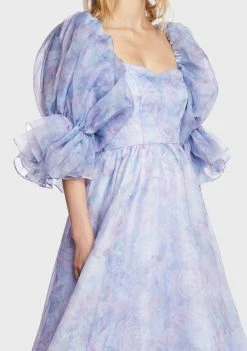 Fanciful Doll Vintage Floral Belle Maxi Dress Midi & Maxi