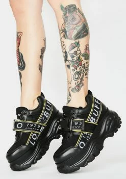 Buffalo London Galip Leather Platform Sneakers Platforms