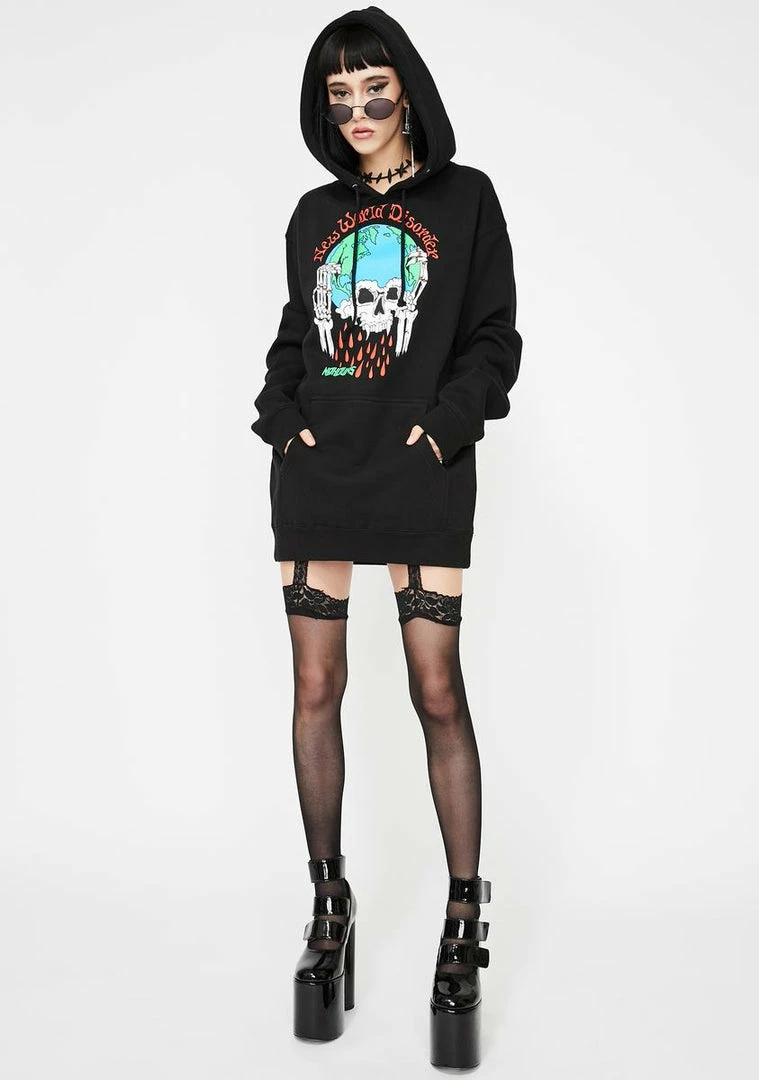 No Hours Tops New World Hoodie