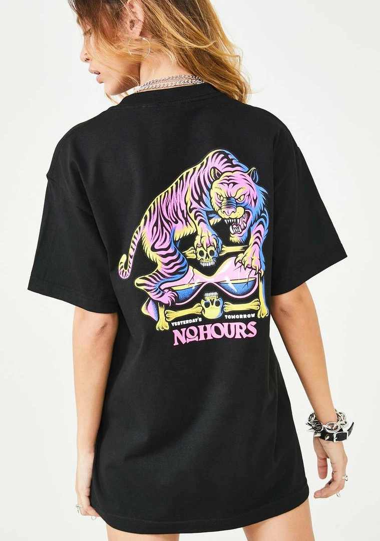 No Hours Le Tiger Graphic Tee Tops