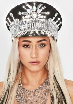 Stinnys Bambi Rhinestone Captain Hat