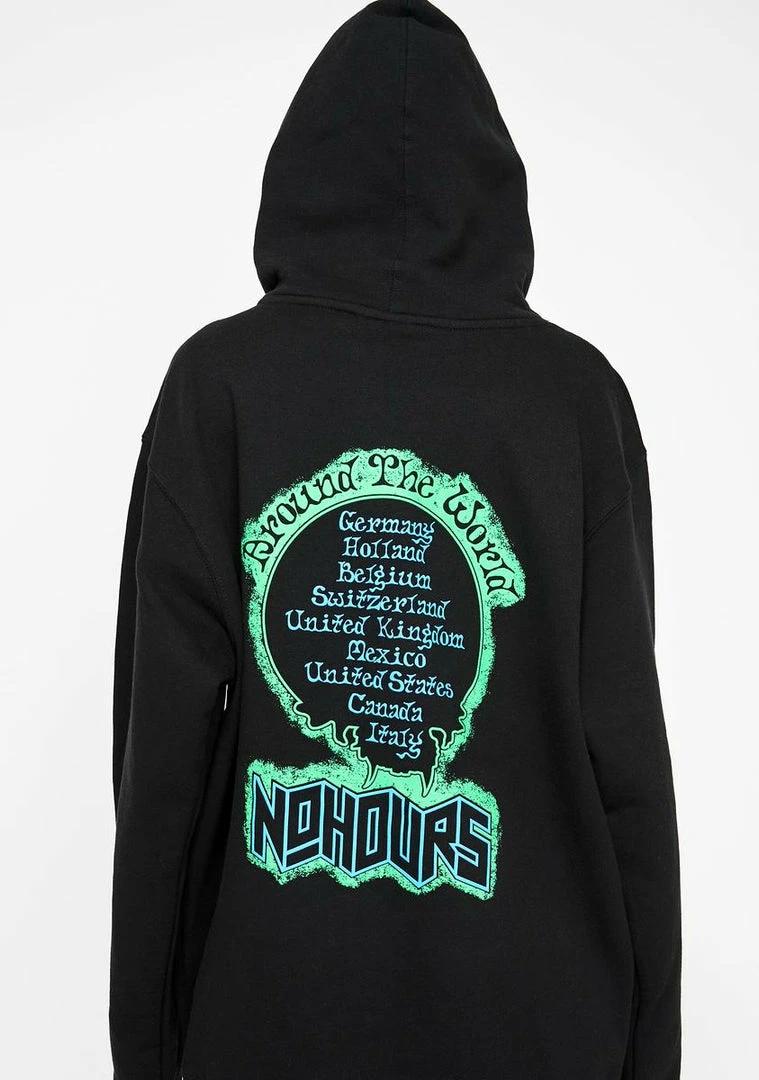 No Hours Tops New World Hoodie