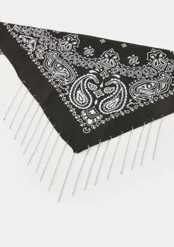 Stinnys Black Knox Chained Bandana