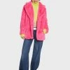 Girlfriend Material Pink Hendrix Faux Fur Coat