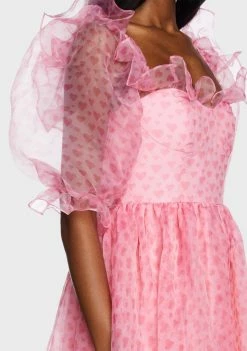 Fanciful Doll Dresses Mon Amour Ruffled Beauty Maxi Dress