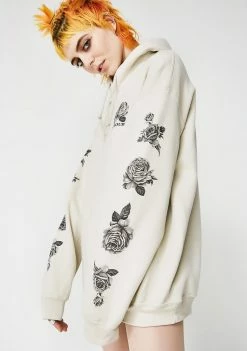 No Hours In Bloom Hoodie Tops