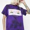 No Hours Truly Tie Dye Graphic Tee Tops