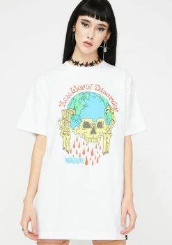 No Hours Tops New World Graphic Tee