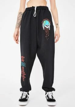 No Hours New World Graphic Sweatpants Bottoms