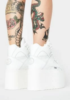 Buffalo London Platforms Rising Towers High Nappa Leather Sneakers