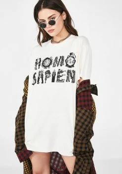 No Hours Tops Human Tee