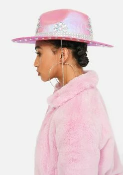 Stinnys Hats Pink Iridescent Ryder Cowboy Hat