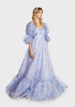 Fanciful Doll Vintage Floral Belle Maxi Dress Midi & Maxi