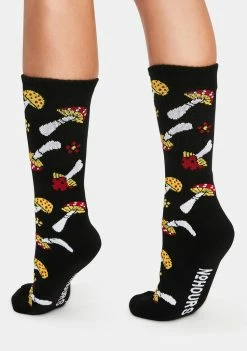 No Hours Shroom Crew Socks