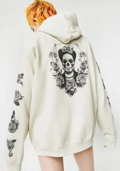 No Hours In Bloom Hoodie Tops