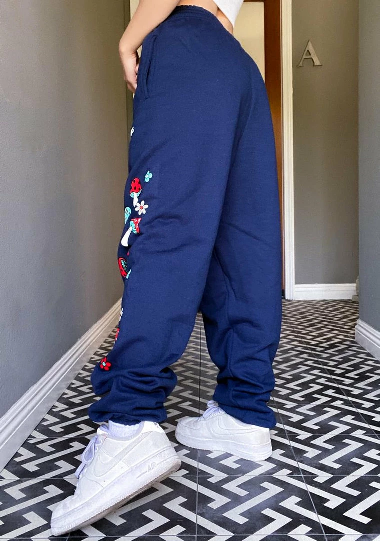 No Hours Bottoms Shroom Graphic Sweatpants