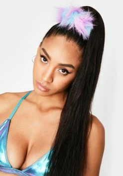 Stinnys Furreal Fuzzy Scrunchie Hair Accessories