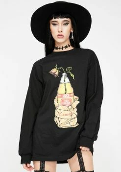 No Hours Tops Holy Waters Long Sleeve Tee