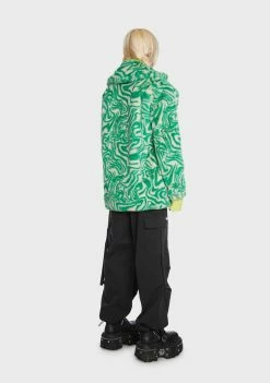 Girlfriend Material Swirl Hendrix Faux Fur Coat Faux Fur Jacket