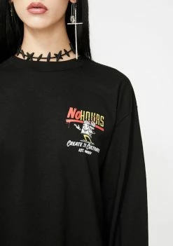No Hours Create Long Sleeve Tee