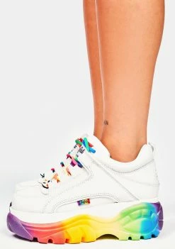 Buffalo London Platforms Rainbow Classic Low Platform Sneakers