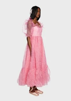 Fanciful Doll Dresses Mon Amour Ruffled Beauty Maxi Dress