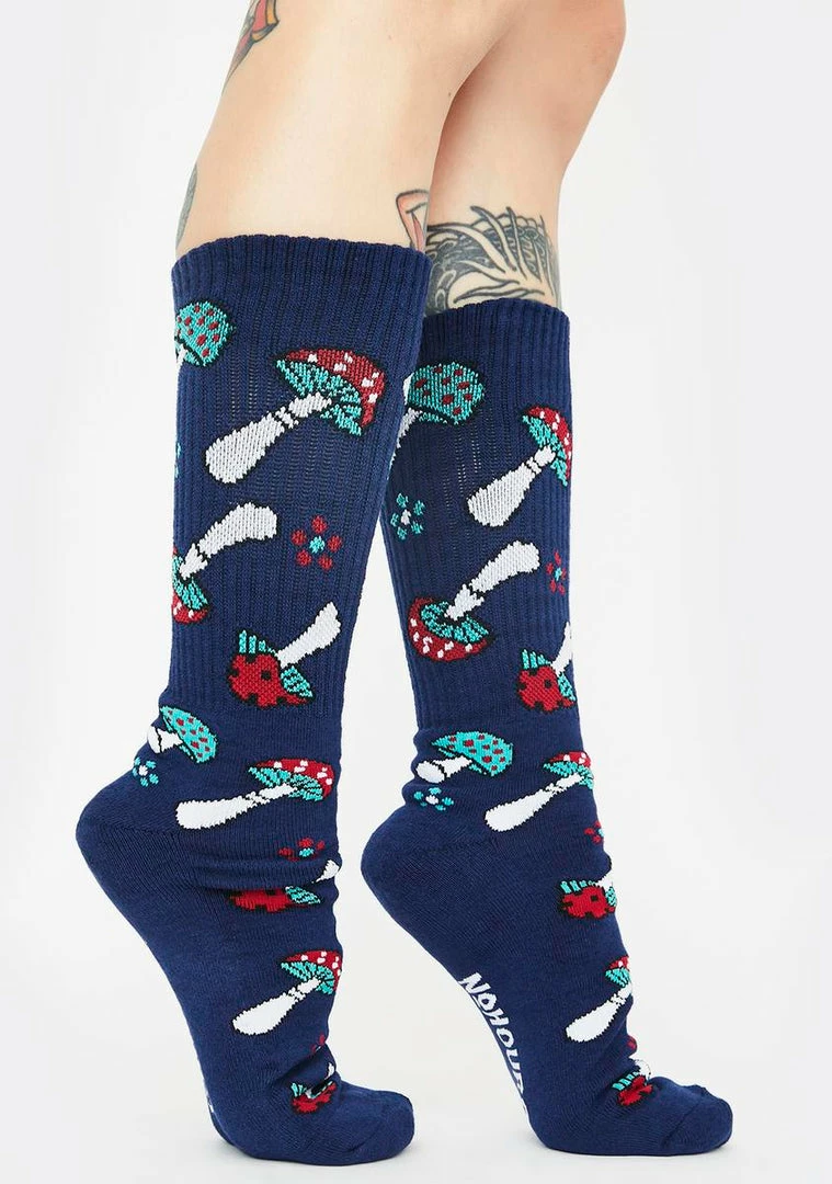 No Hours Socks & Tights Shh Room Crew Socks