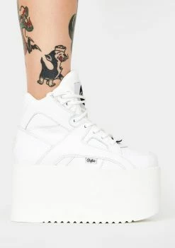 Buffalo London Platforms Rising Towers High Nappa Leather Sneakers