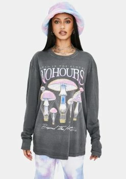 No Hours Cloud Long Sleeve Tee Tops
