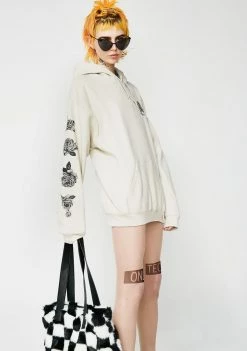 No Hours In Bloom Hoodie Tops