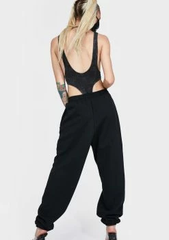 No Hours All Caps Jogger Sweatpants Bottoms