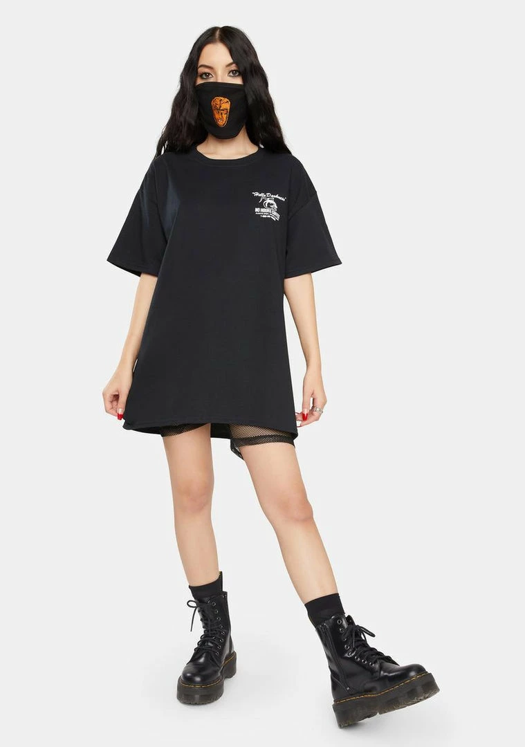 No Hours Tops Hello Graphic Tee